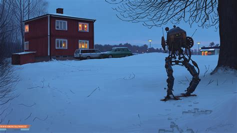 The Sci-Fi Paintings of Simon Stålenhag | Simon Stålenhag Sci-Fi Artist