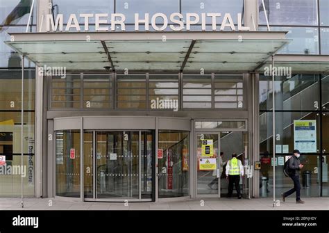 A general view of the entrance to the Mater Hospital in Dublin Stock ...