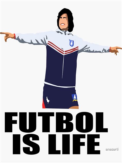 "Dani Rojas _ Football is life Sticker" Sticker by anasarti | Redbubble