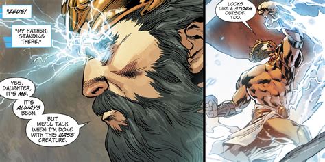 Wonder Woman Finally Meets Her Father, DC's New Zeus