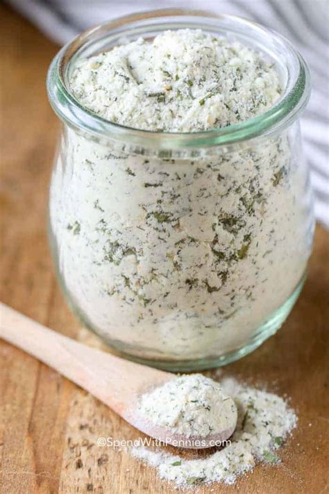 Homemade Ranch Dressing Mix (No MSG!) - Spend with Pennies