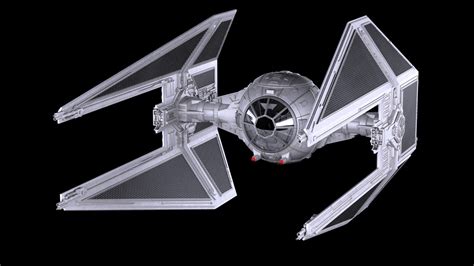 Star Wars TIE Interceptor 3D Model $199 - .3ds .c4d .fbx .lwo .max .obj ...