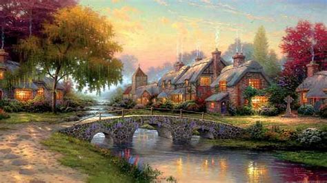 Disney Thomas Kinkade Wallpaper HD - WallpaperSafari