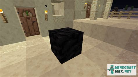 Block of Coal | How to craft block of coal in Minecraft | Minecraft Wiki