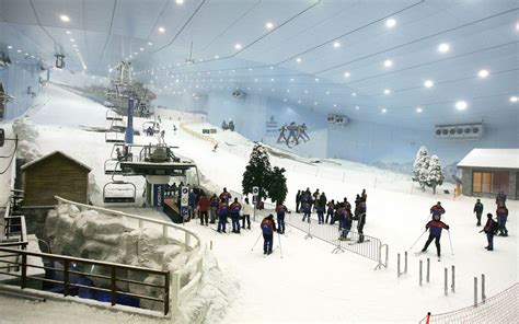 Dubai's indoor ski slopes are setting up sleeping tents | Travel + Leisure