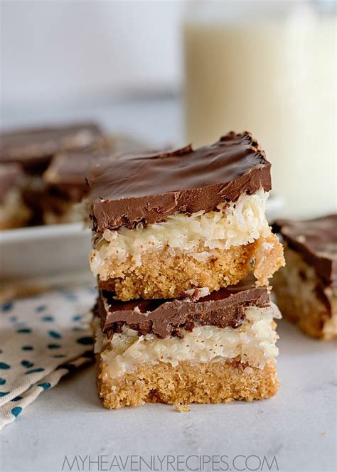 Homemade Mounds Bars - My Heavenly Recipes