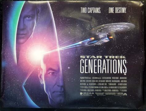 Star Trek Generations Poster, UK Quad, 1994