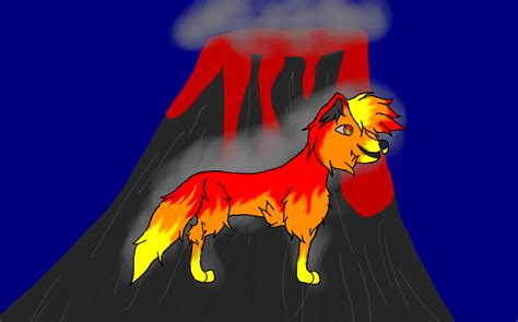 Adoptable Fire Elemental Wolf (ADOPTED) by Midnight-Blaze1 on DeviantArt