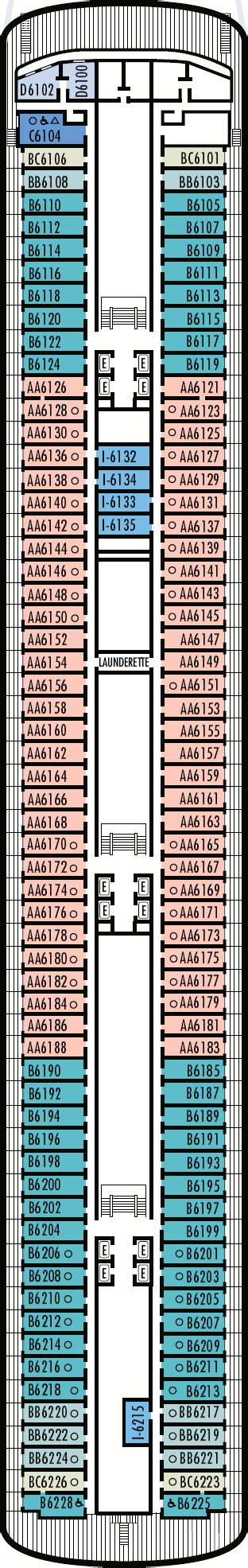 Zaandam Deck Plans- Holland America Line Zaandam Cruises: Travel Weekly