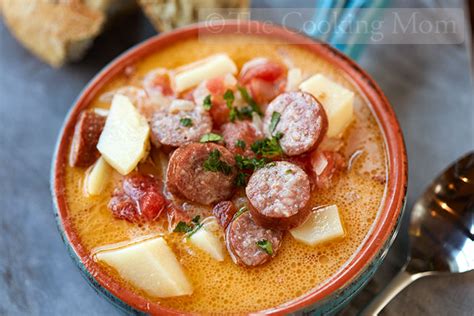 Hungarian Sausage Soup - The Cooking Mom