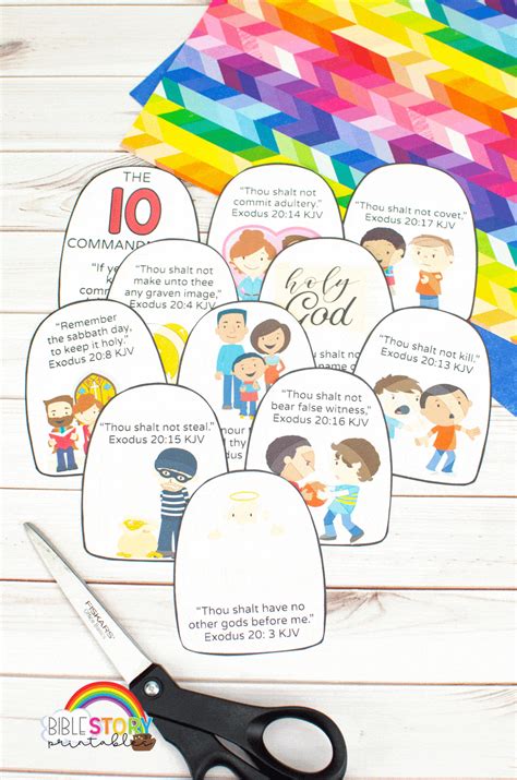 10 Commandments Craft Printables