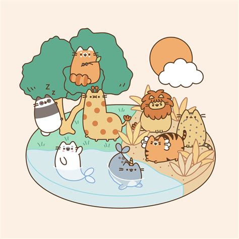 Pusheen : giraffe