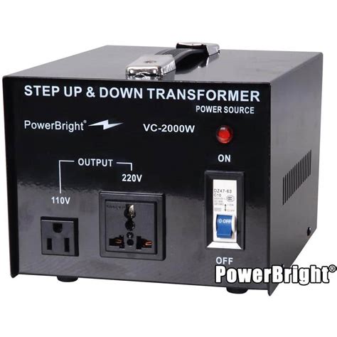 Buy 2000-Watts Step Up/Down Converter 110/120-Volt - 220/240-Volt Voltage Transformer Online at ...