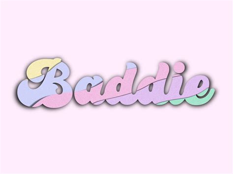 Baddie digital art print 5x7 | Etsy