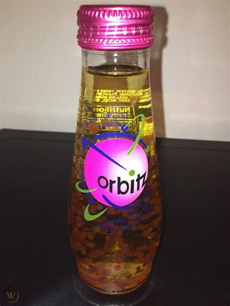 Orbitz Black Currant Berry Soda (Unopened Bottle!) RARE!! 1990s Lava Lamp Drink | #1910138679