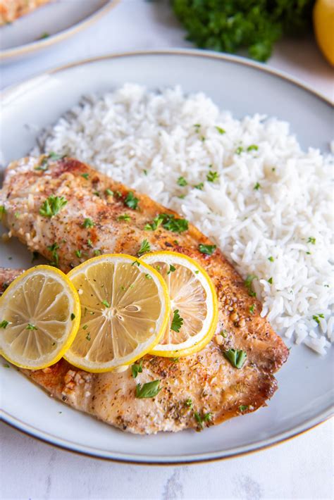 Garlic Lemon Tilapia - Pumpkin 'N Spice