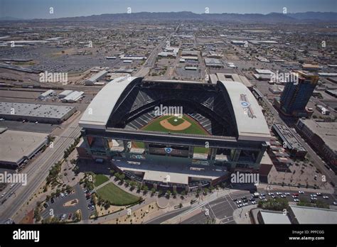 Chase Field Stadium, home of Arizona Diamondbacks Major League Baseball ...