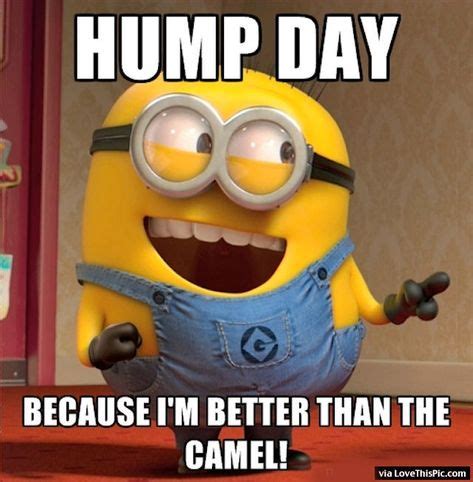 Hump Day Minion minion minions wednesday hump day humpday wednesday ...