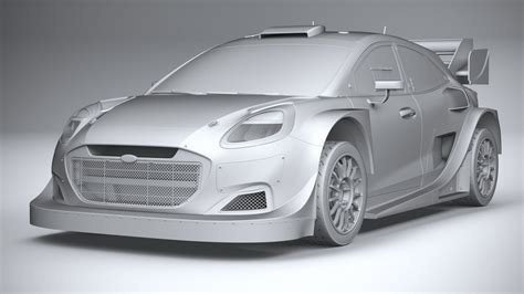 Ford Puma M-Sport WRC Hybrid Rally1 2022 3D Model by SQUIR