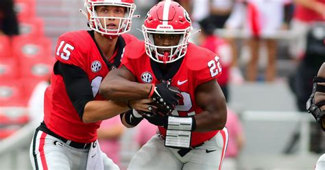 Georgia RB Branson Robinson showing 'promise'