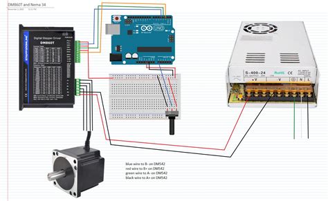 arduino - Why is my large NEMA 34 stepper motor so weak? - Electrical Engineering Stack Exchange