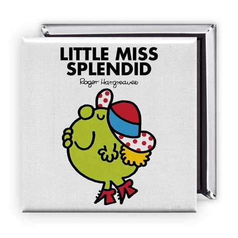 Personalised Little Miss Splendid Square Magnet