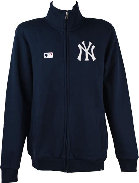 47 Brand MLB New York Yankees Core 47 Islington Track Jacket 546579 : Kolor - Granatowe, Rozmiar ...