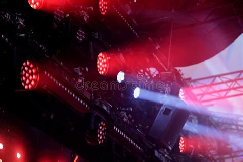 Professional Concert Stage Led Lighting Equipment Stock Image - Image ...