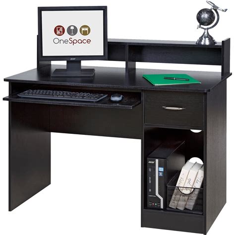 OneSpace Computer Desk Black 50-LD0105 - Best Buy