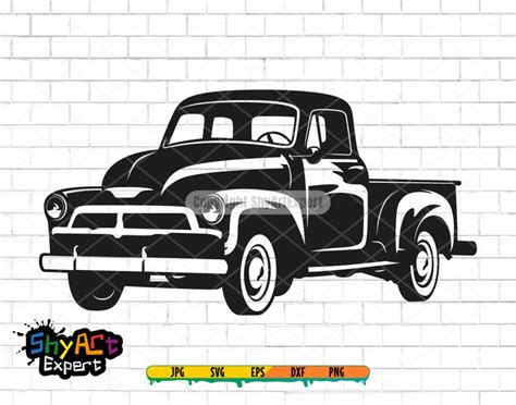 Vintage Truck SVG File, Old Truck Svg, Farm Truck Png, Vintage Truck Png, Dxf, Png, Cut File - Etsy