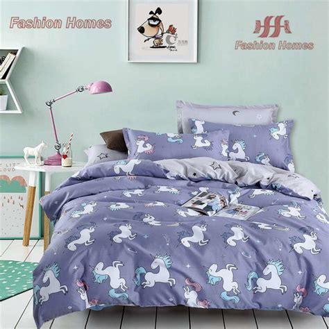 Pretty Horses Print Luxury Bedding Sets 100% Polyester Duvet Cover ...