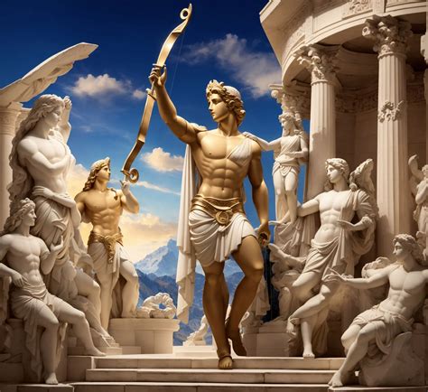 Apollo Greek God of arts and archery by Vestesta on DeviantArt