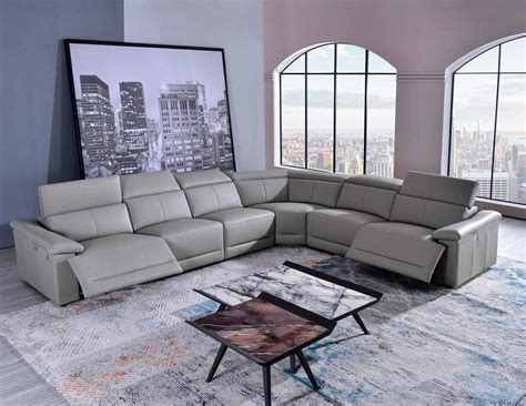 Tan Leather sectional sofa AE 303 | Leather Sectionals