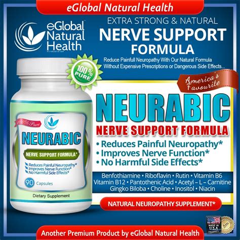 Neuropathy Nerve Support Formula - Neuropathy Vitamins - Nutritional ...