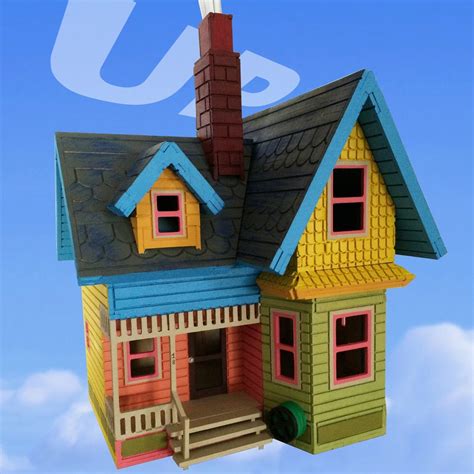 Disney UP House Model Kit by Birdswoodshack on Etsy