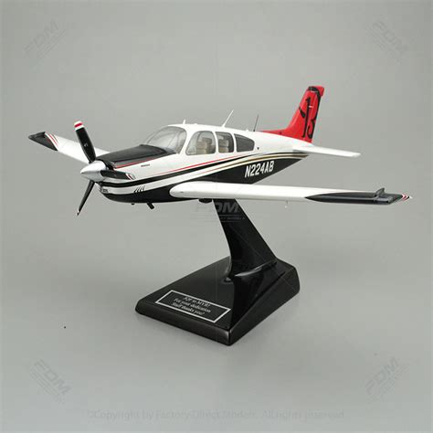 Custom Made Beechcraft Bonanza F33A Model Airplane with Detailed Interior | Factory Direct Models