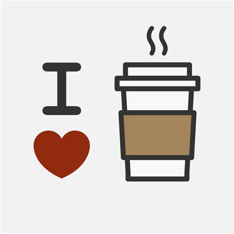 Love coffee 216981 Vector Art at Vecteezy