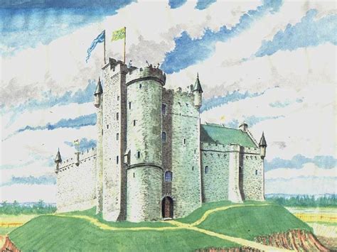 Bothwell Castle (1400s) | Castle art, Castle, Scottish castles