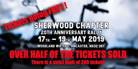 To get tickets, or more... - Sherwood Chapter - Official