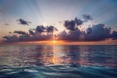 Ocean Sunset Zoom Background | Download Free Peaceful Zoom Backgrounds ...