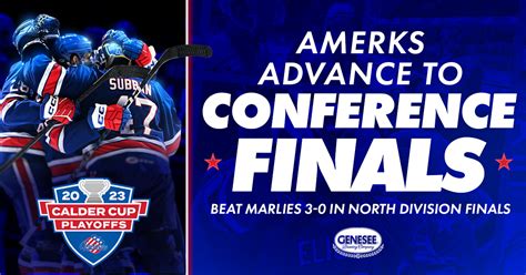 AMERKS TO FACE HERSHEY IN EASTERN CONFERENCE FINALS OF 2023 CALDER CUP ...