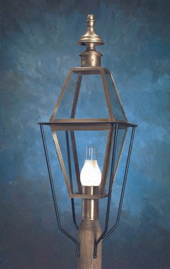 Colonial New England Style Copper Post Lantern & Lanterns Handmade