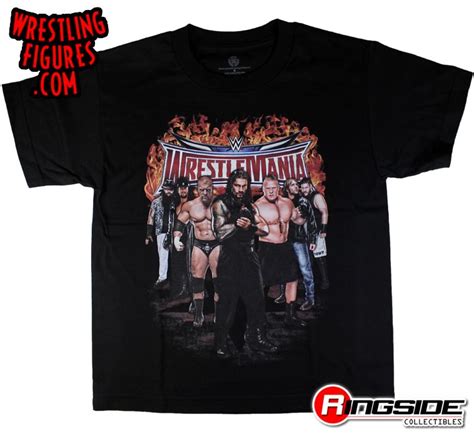 WWE WrestleMania - Style # 2 WWE Wrestling T-Shirt! Officially Licensed WWE Merchandise!