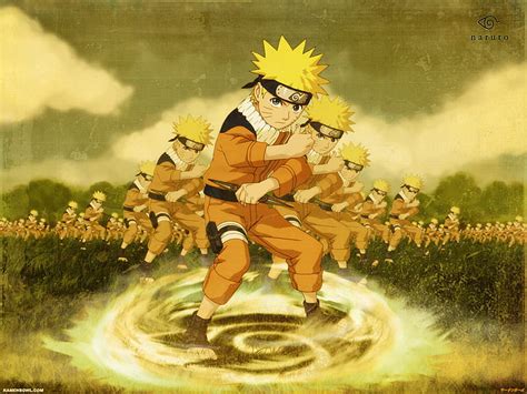 Naruto multi shadow clone jutsu, naruto, anime, HD wallpaper | Peakpx