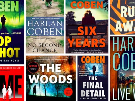 The Complete List of Harlan Coben Books in order by @BookEnthusiasts