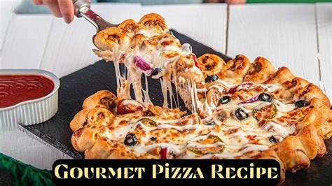 Gourmet Pizza Recipe | Gourmet Pizza Toppings | Gourmet Italian Pizza | Gourmet Pizza Dough ...