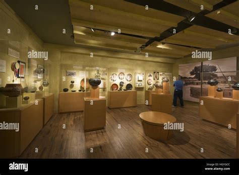 New Mexico, Taos, Millicent Rogers Museum, interior Stock Photo - Alamy