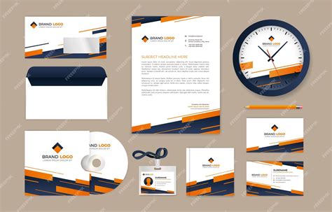 Premium Vector | Set of Business Stationery Template