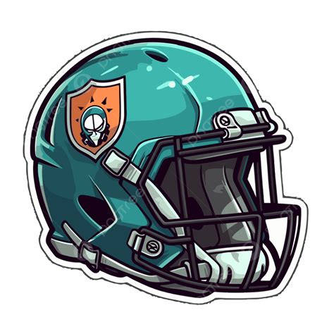 Sticker Design Of The Nfl Football Helmet Clipart Vector, Football ...