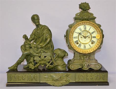 Ansonia “Cincinnatus” Figural Mantel Clock Price Guide